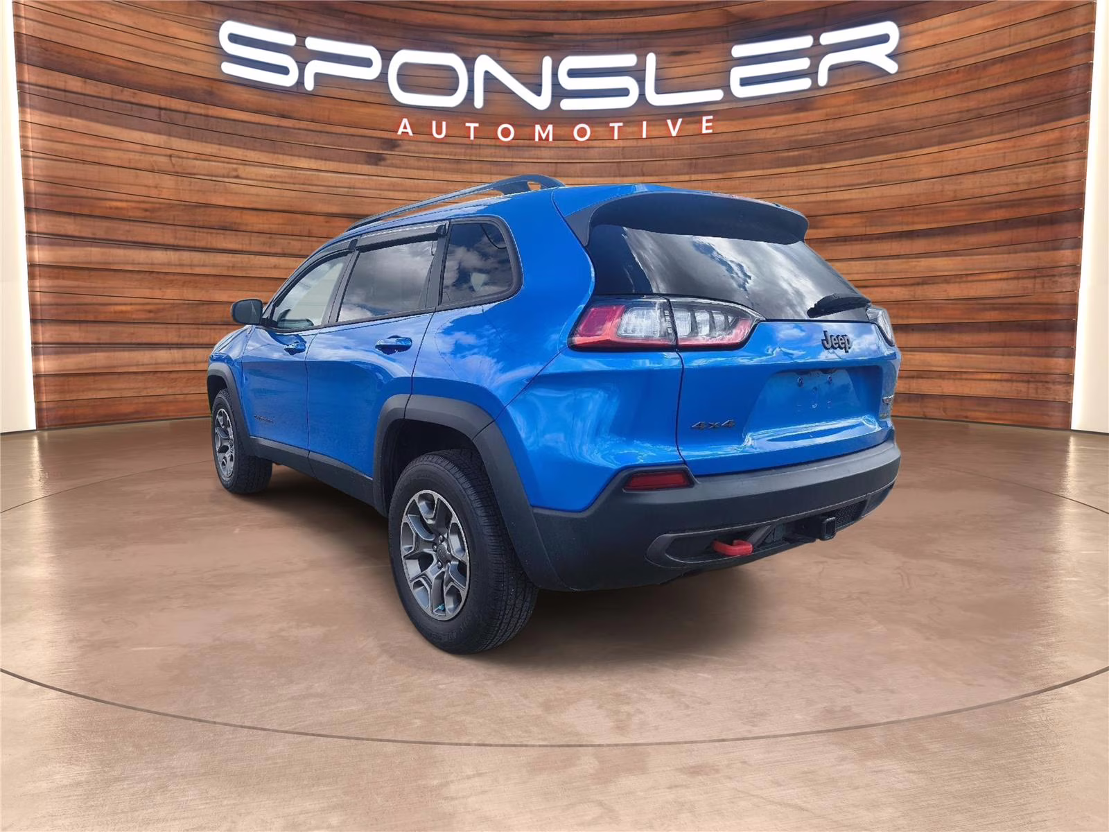 2022 Hydro Blue Pearlcoat Jeep Cherokee Trailhawk 4X4 SUV