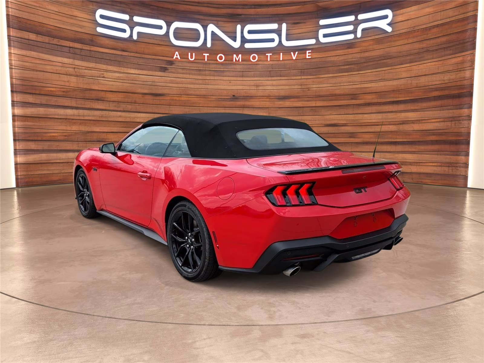 2025 Race Red Ford Mustang GT Premium RWD Convertible