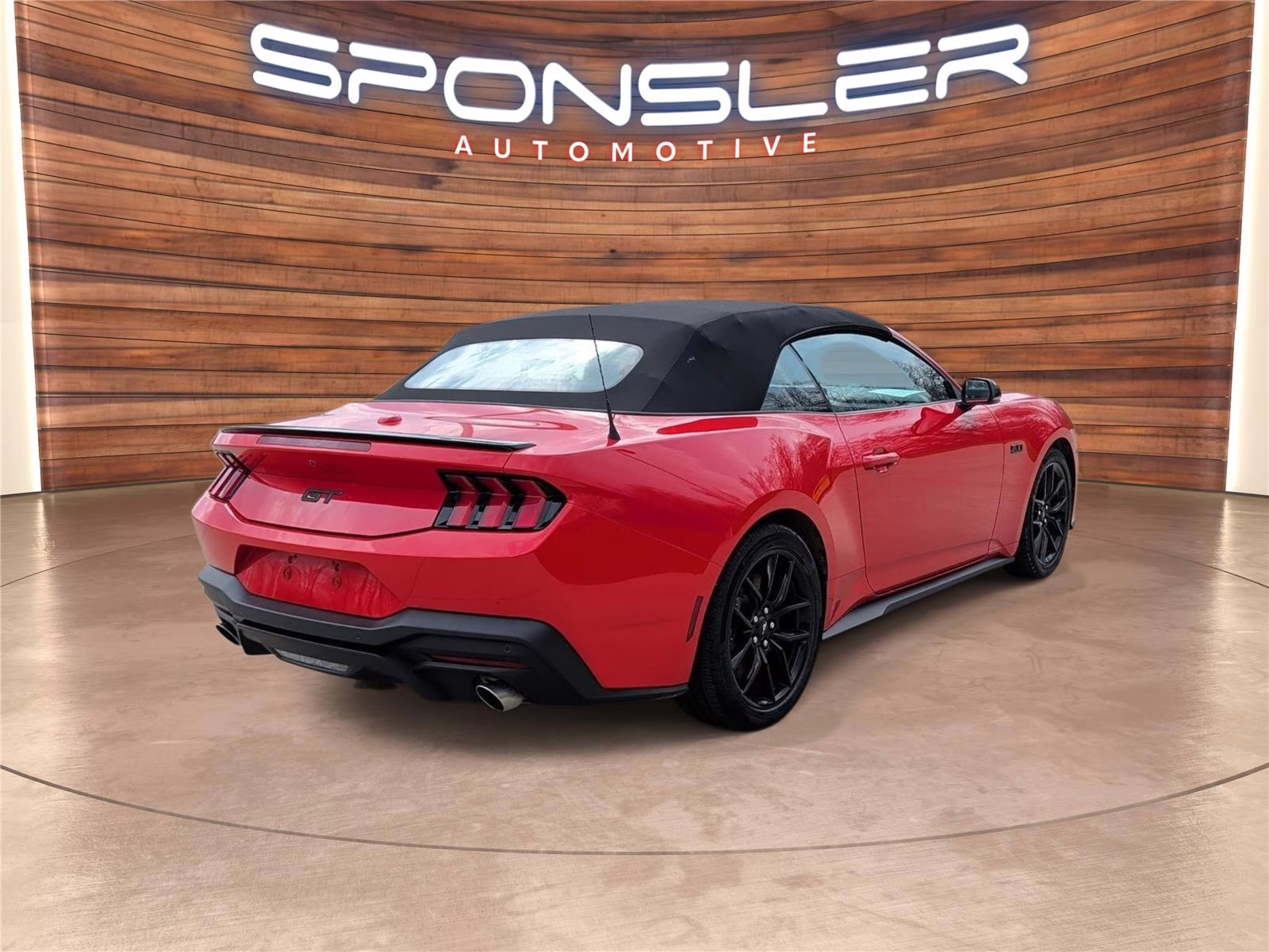 2025 Race Red Ford Mustang GT Premium RWD Convertible