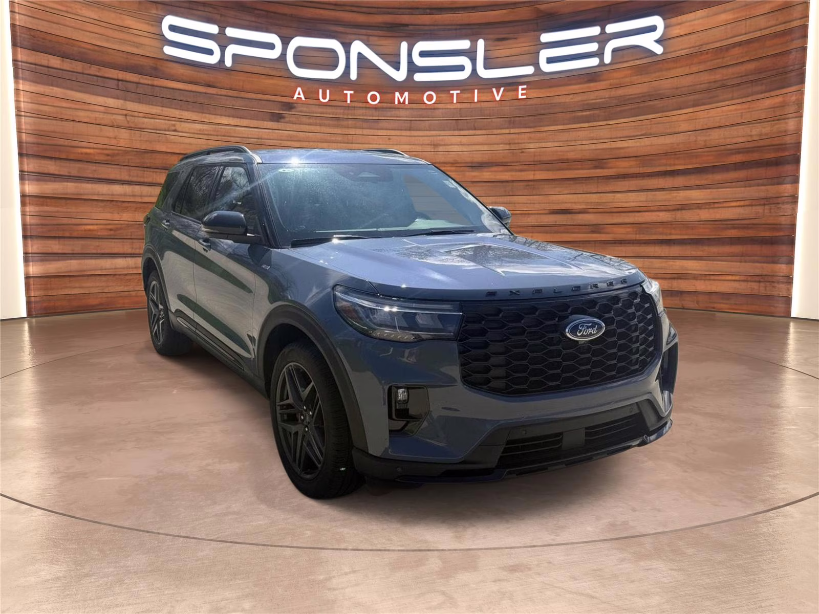 2025 Vapor Blue Ford Explorer ST-Line 4X4 SUV