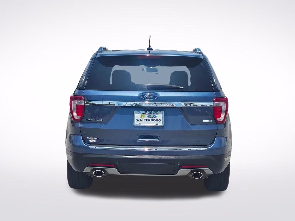 2018 Blue Metallic Ford Explorer Limited 4X4 SUV