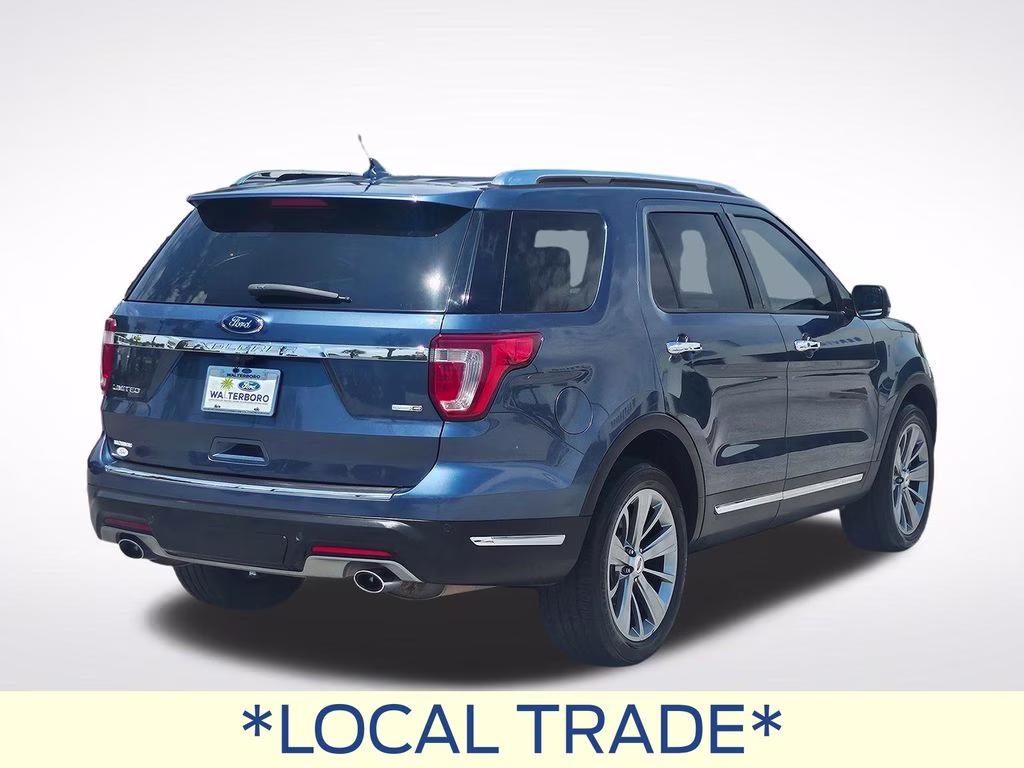 2018 Blue Metallic Ford Explorer Limited 4X4 SUV