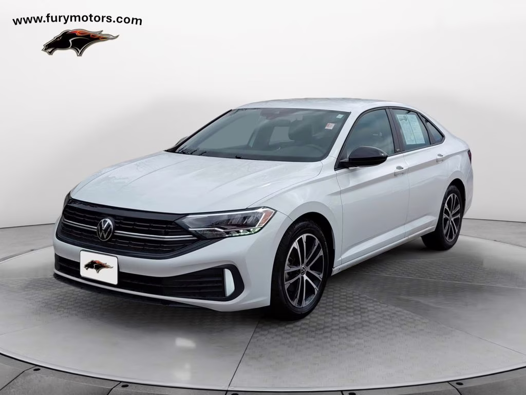 2024 Pure White Volkswagen Jetta 1.5T Sport FWD Sedan