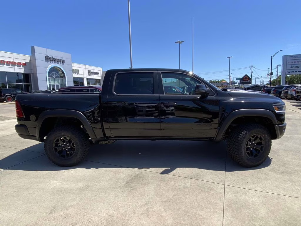 2026 Diamond Black Crystal Pearlcoat Ram 1500 RHO 4X4 Truck