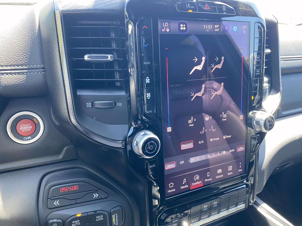 2026 Diamond Black Crystal Pearlcoat Ram 1500 RHO 4X4 Truck