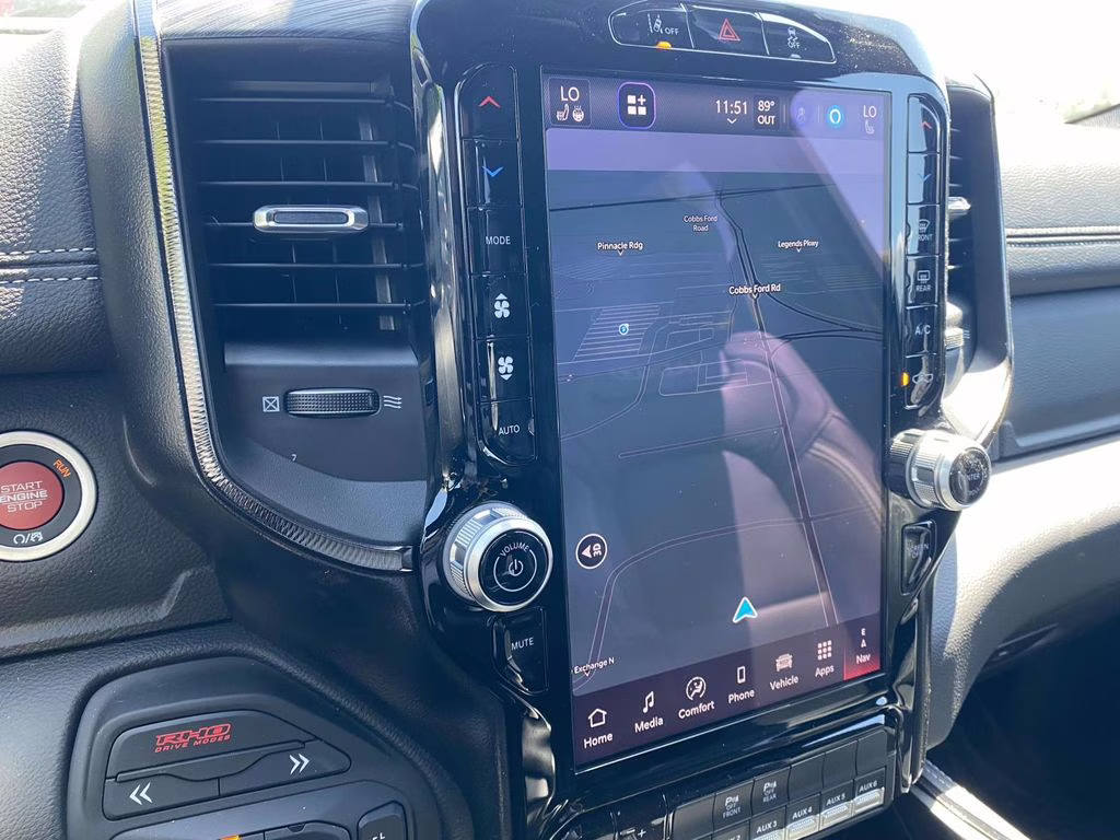 2026 Diamond Black Crystal Pearlcoat Ram 1500 RHO 4X4 Truck