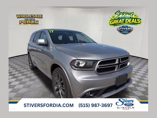 2017 Billet Metallic Clearcoat Dodge Durango GT AWD SUV