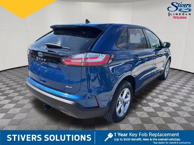 2024 Atlas Blue Metallic Ford Edge SE AWD SUV