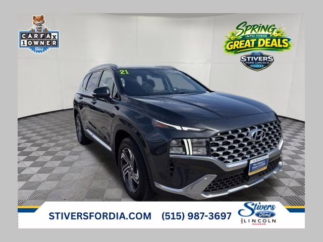 2021 Portofino Gray Hyundai Santa Fe SEL FWD SUV