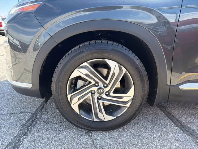 2021 Portofino Gray Hyundai Santa Fe SEL FWD SUV