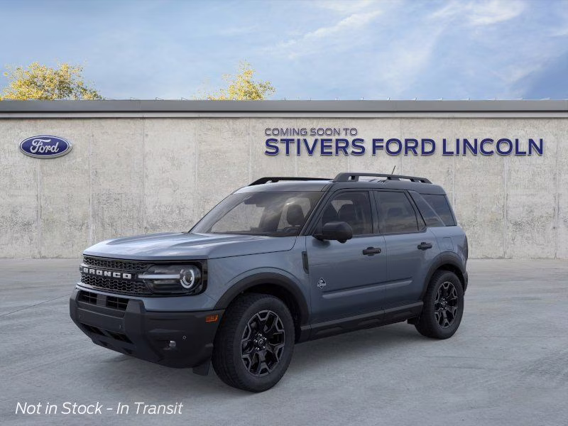 2026 Azure Gray Metallic Tri-Coat Ford Bronco Sport Outer Banks 4X4 SUV