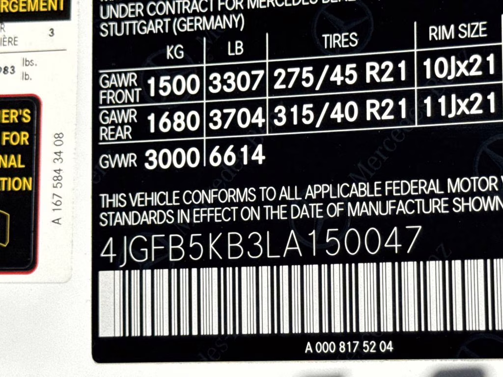 2020 Polar White Mercedes-Benz GLE GLE 450 AWD SUV