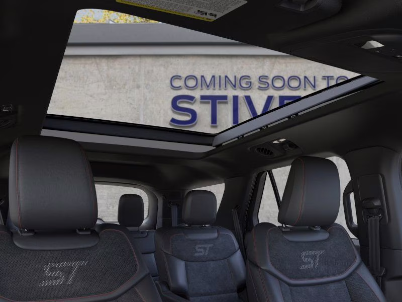 2026 Star White Metallic Tri-Coat Ford Explorer ST RWD SUV
