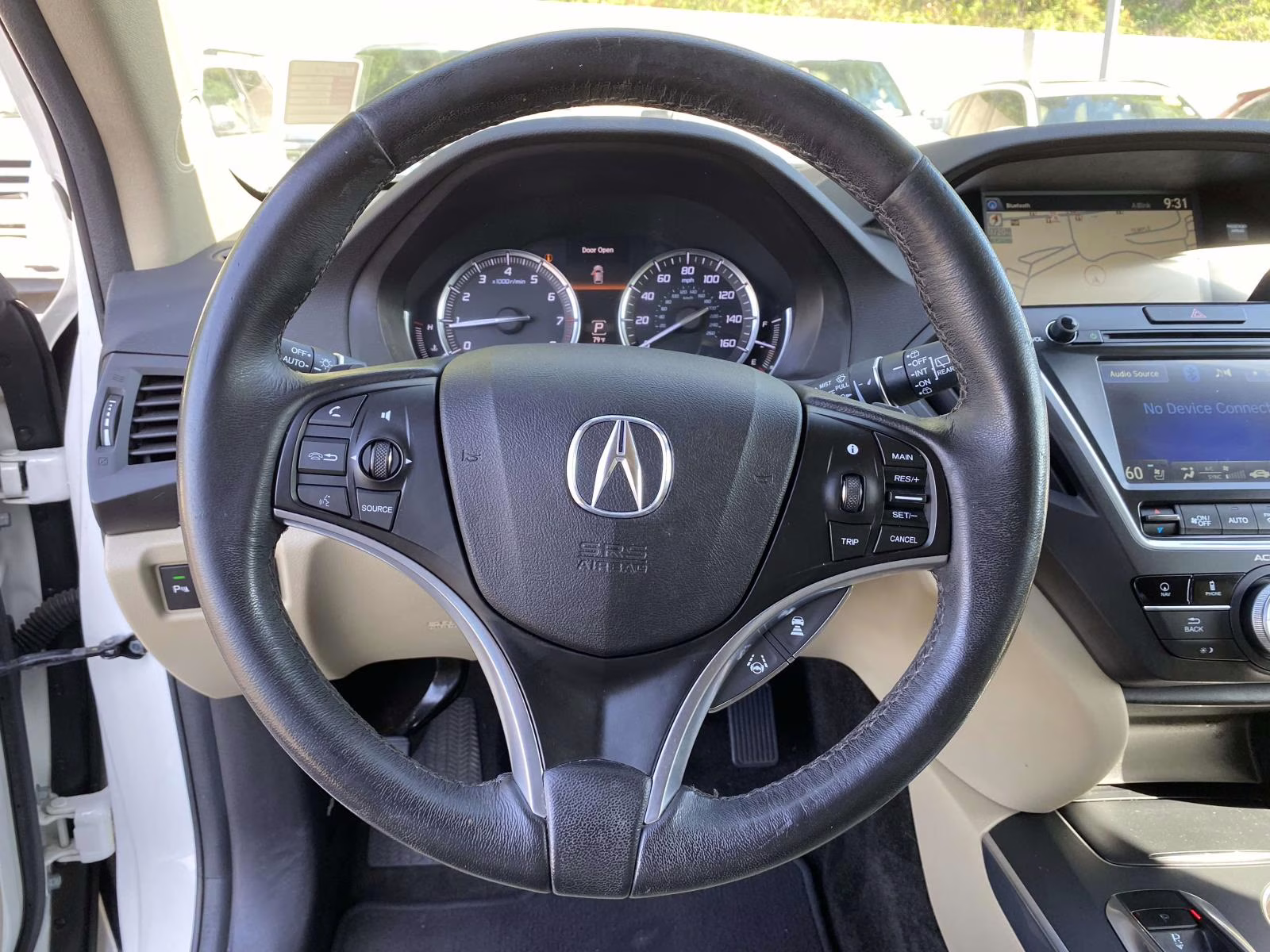 2016 White Diamond Pearl Acura MDX 3.5L FWD SUV