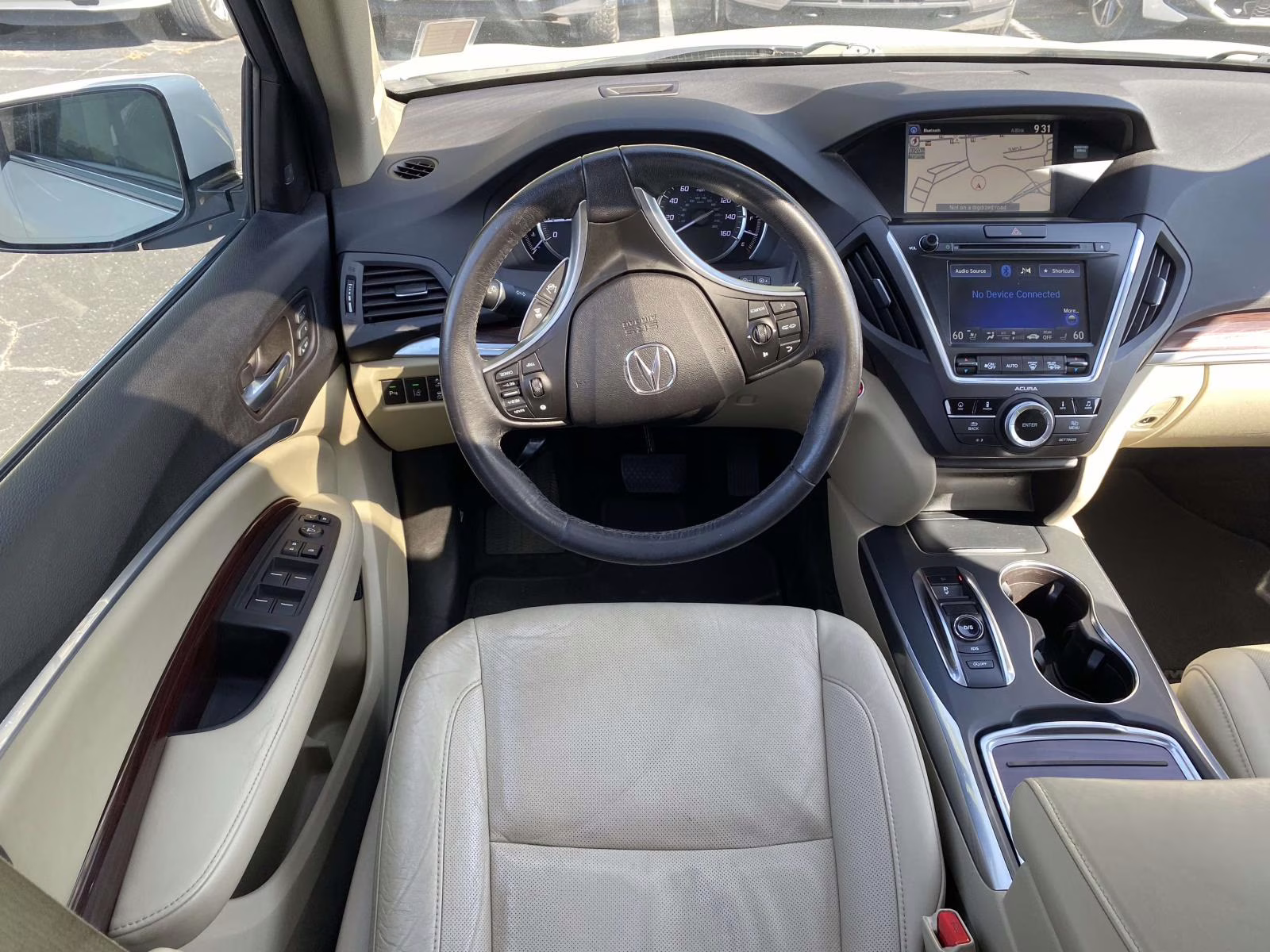 2016 White Diamond Pearl Acura MDX 3.5L FWD SUV