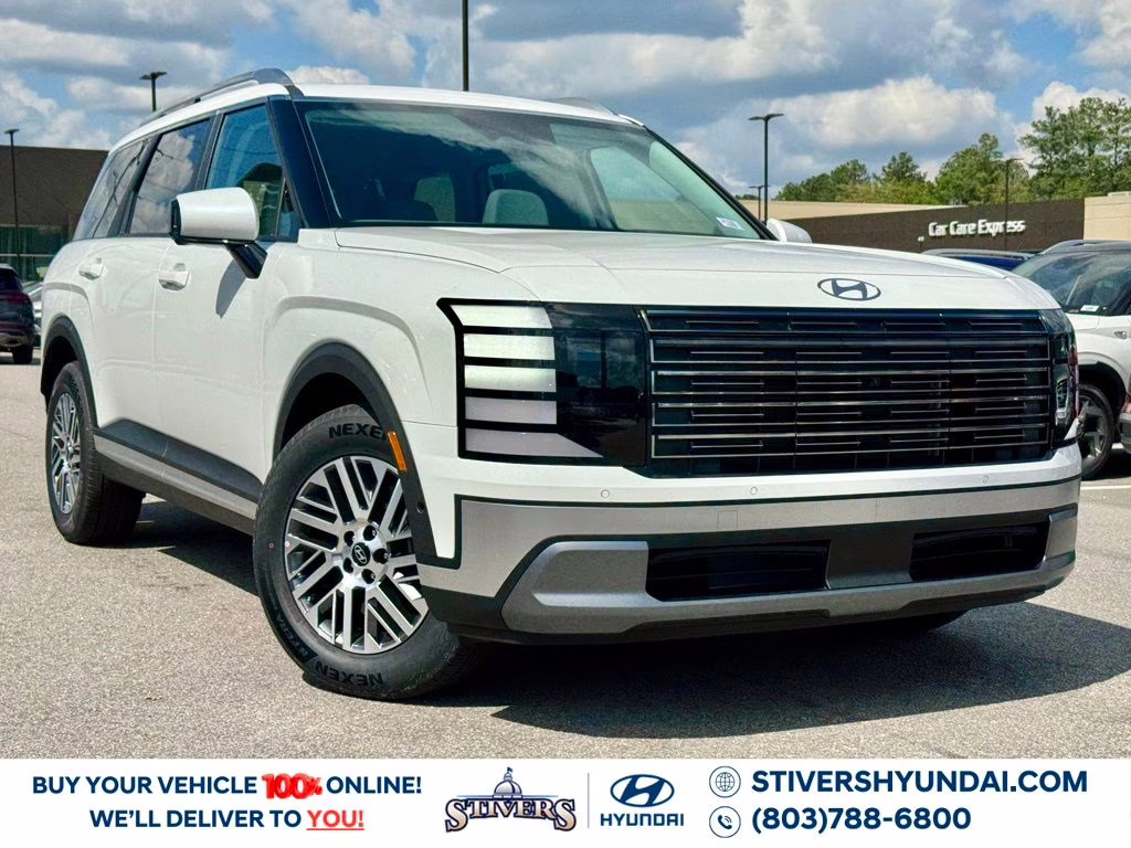 2026 Creamy White Pearl Hyundai Palisade SEL Premium FWD SUV