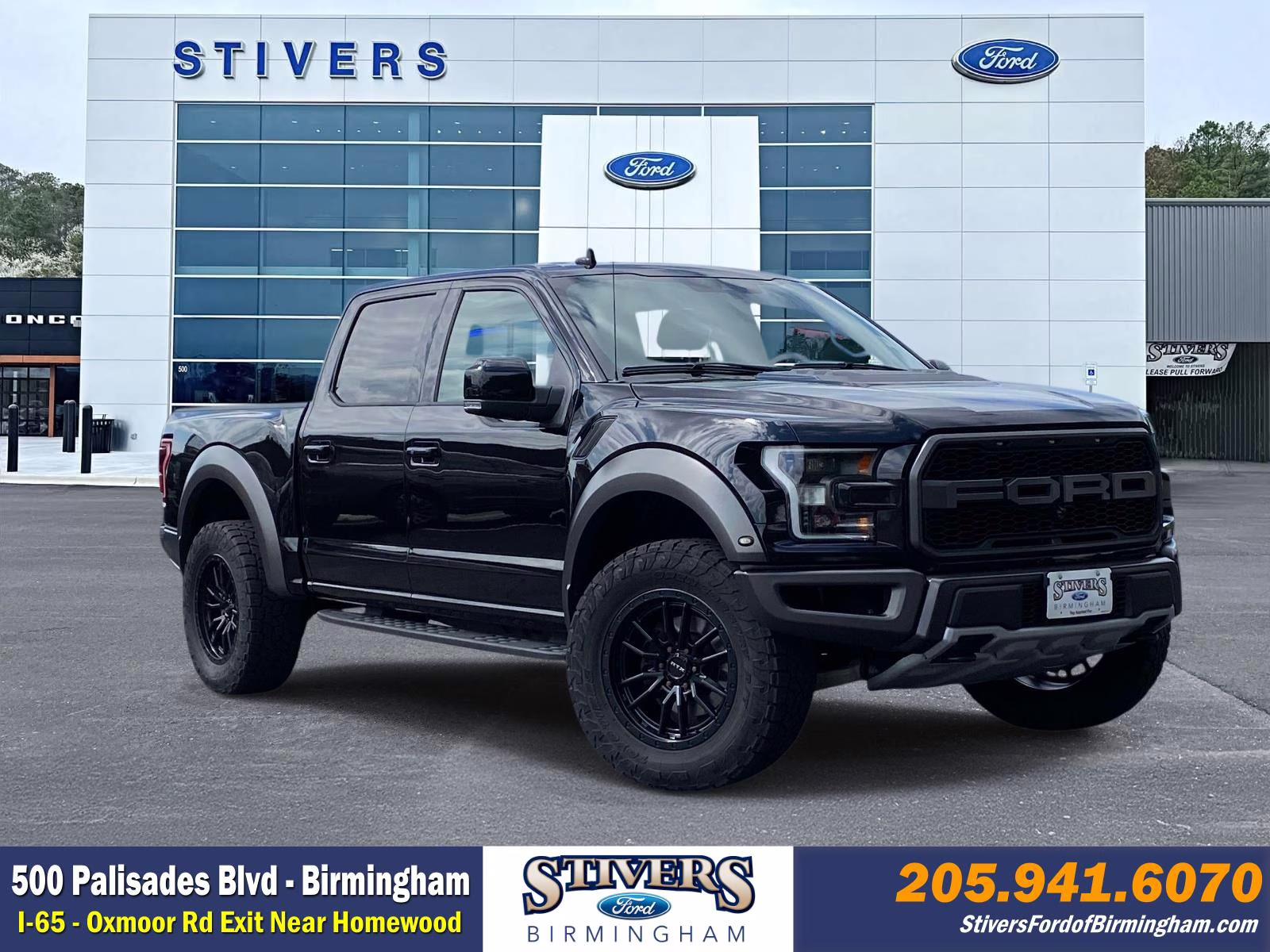 2019 Agate Black Metallic Ford F-150 Raptor 4X4 Truck