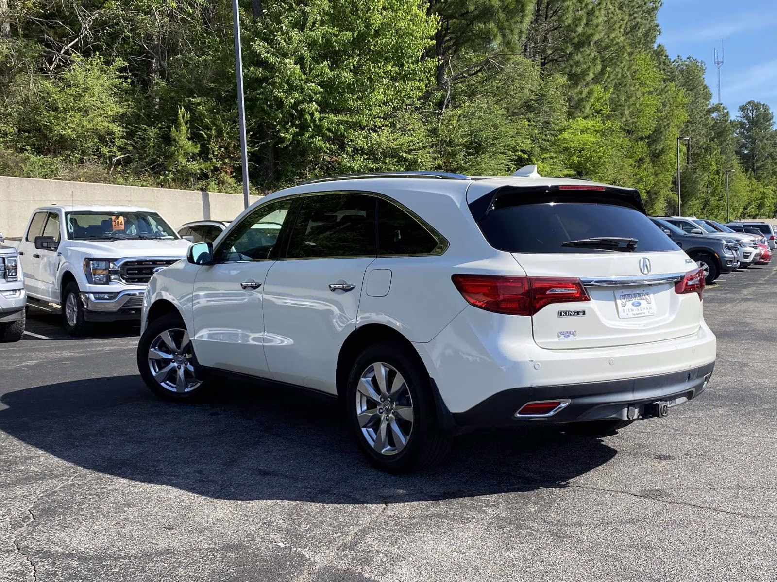 2016 White Diamond Pearl Acura MDX 3.5L FWD SUV