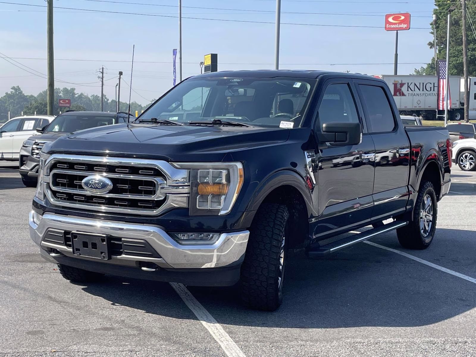 2021 Antimatter Blue Metallic Ford F-150 XLT 4X4 Truck
