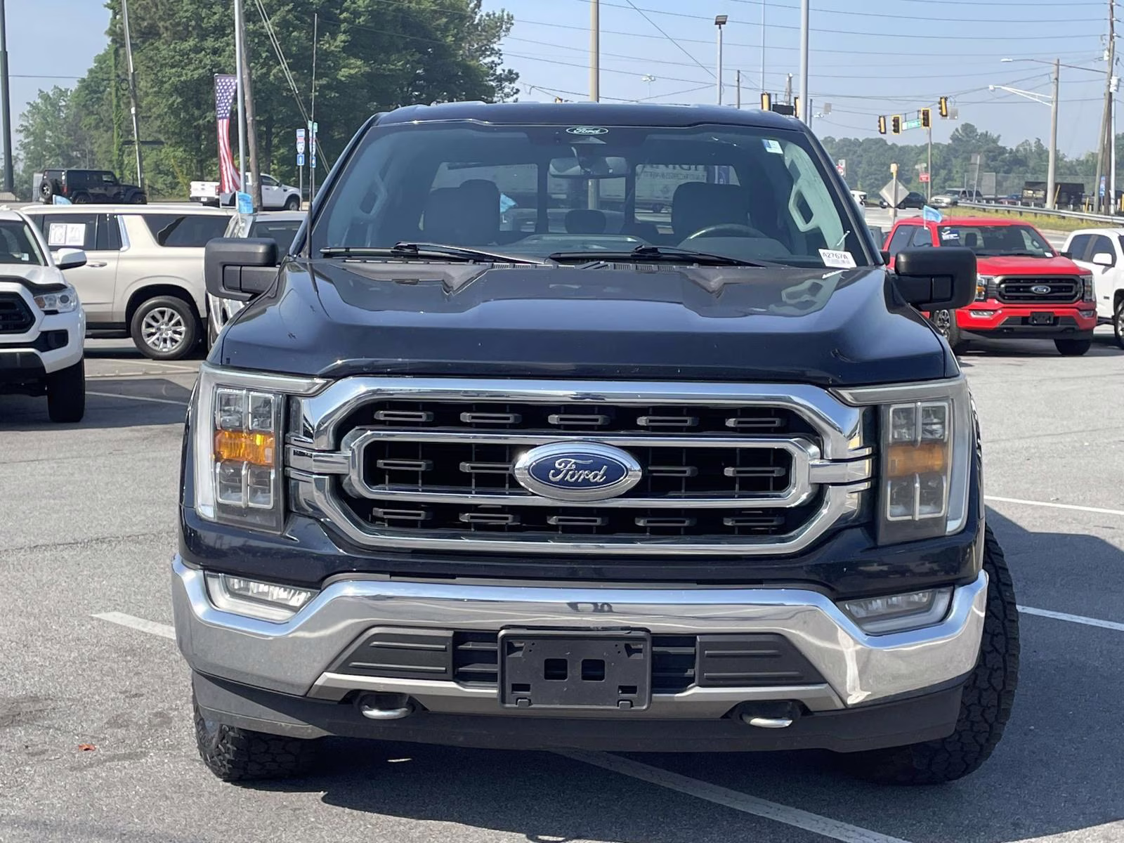 2021 Antimatter Blue Metallic Ford F-150 XLT 4X4 Truck