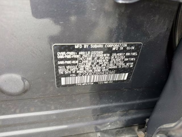 2024 Gray Metallic Subaru Forester Premium AWD SUV