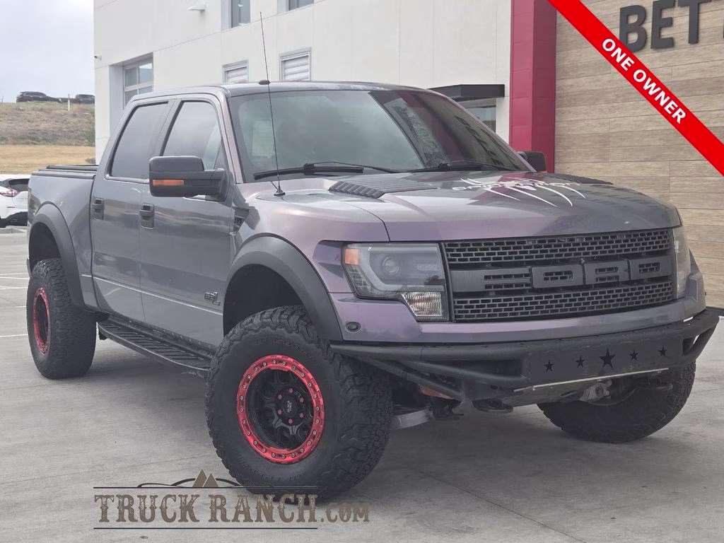 2014 Tuxedo Black Metallic Ford F-150 SVT Raptor 4X4 Truck