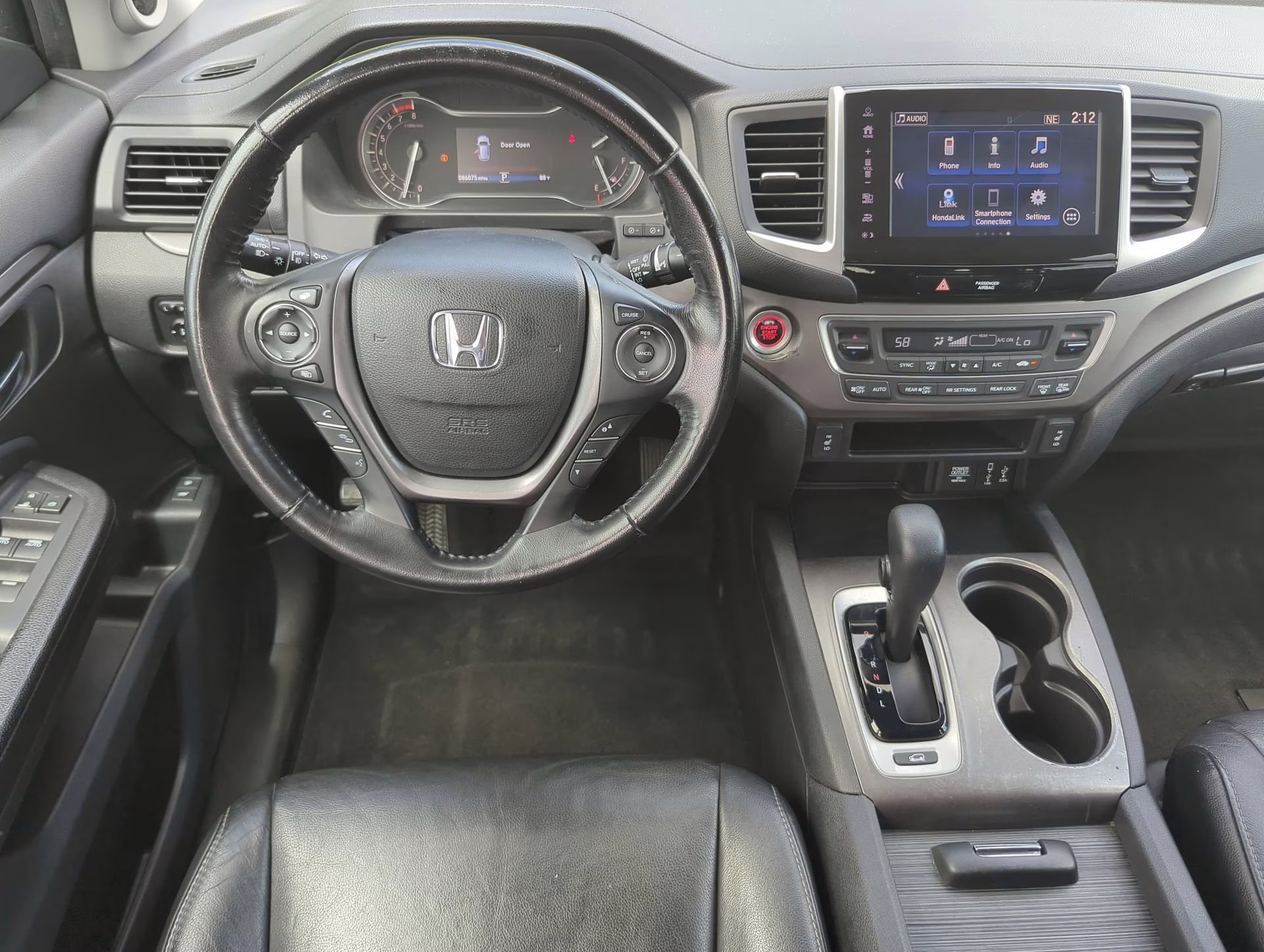 2018 White Diamond Pearl Honda Pilot EX-L AWD SUV