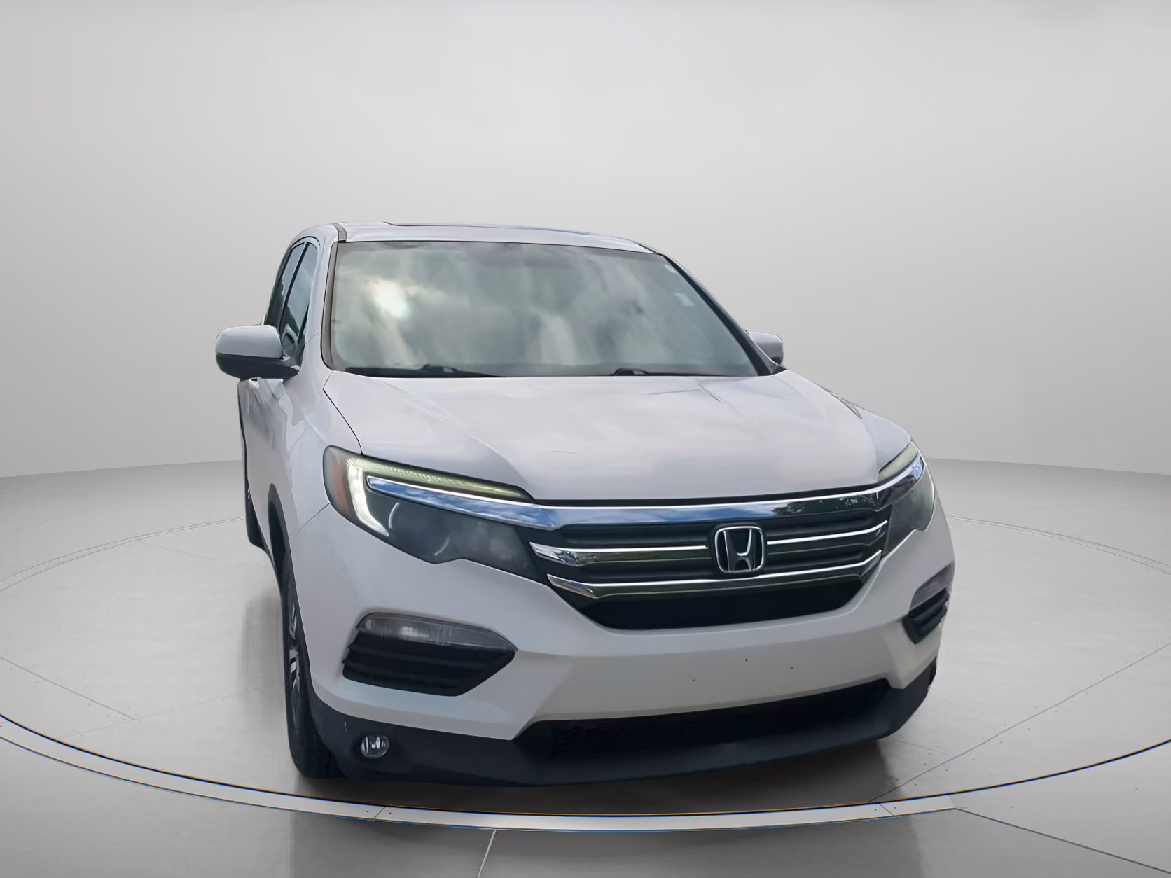 2018 White Diamond Pearl Honda Pilot EX-L AWD SUV