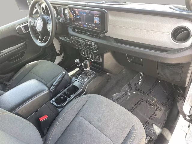 2024 Bright White Clearcoat Jeep Wrangler Sport S 4X4 Convertible