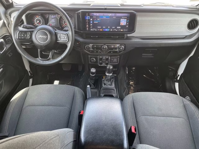 2024 Bright White Clearcoat Jeep Wrangler Sport S 4X4 Convertible