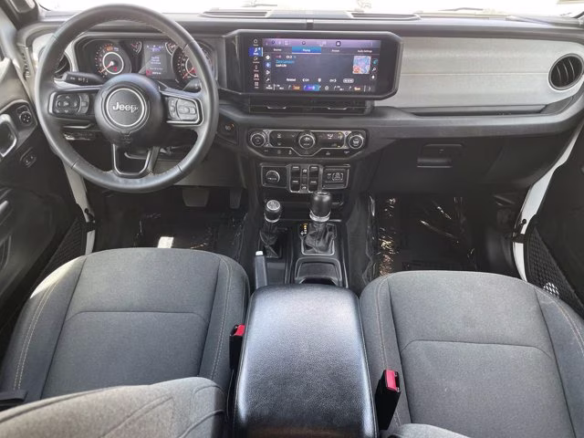 2024 Bright White Clearcoat Jeep Wrangler Sport S 4X4 Convertible