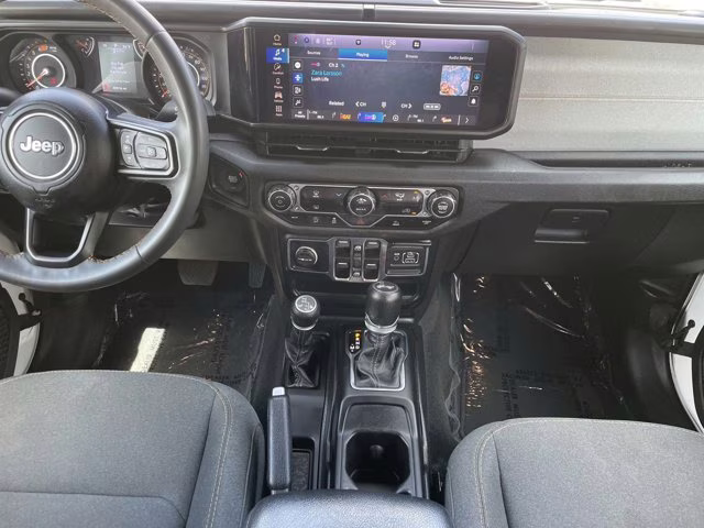 2024 Bright White Clearcoat Jeep Wrangler Sport S 4X4 Convertible