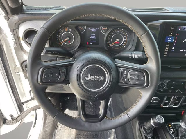 2024 Bright White Clearcoat Jeep Wrangler Sport S 4X4 Convertible