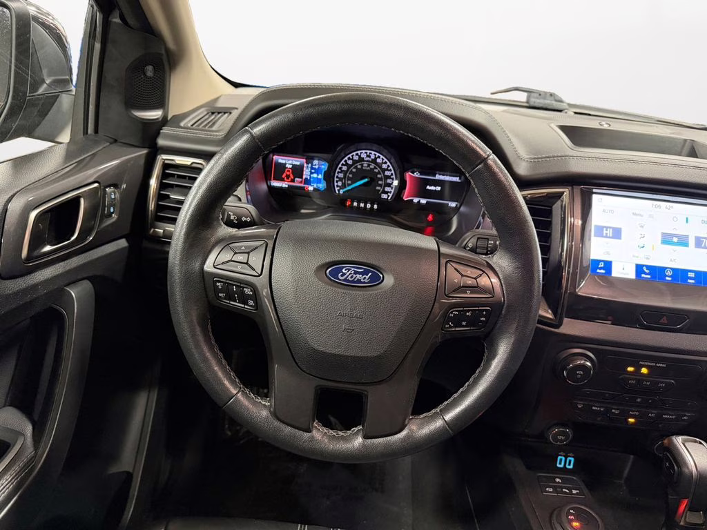 2021 Shadow Black Metallic Ford Ranger Lariat w/Tow & Tech Pkgs & B&O Sound 4X4 Truck