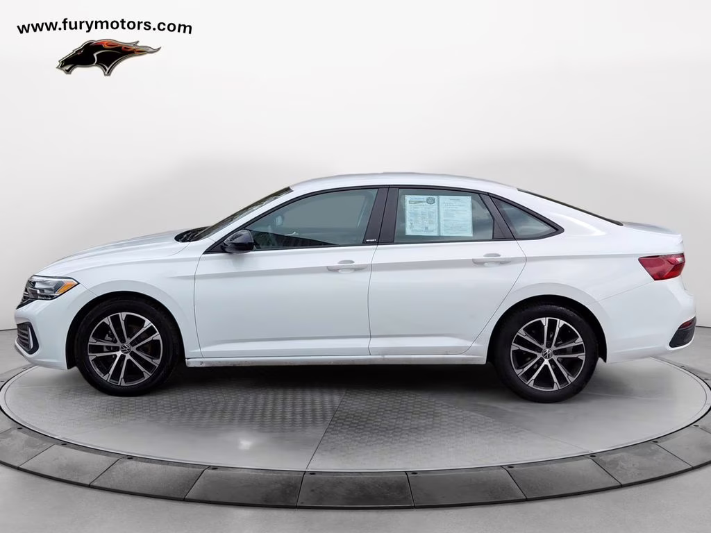 2024 Pure White Volkswagen Jetta 1.5T Sport FWD Sedan