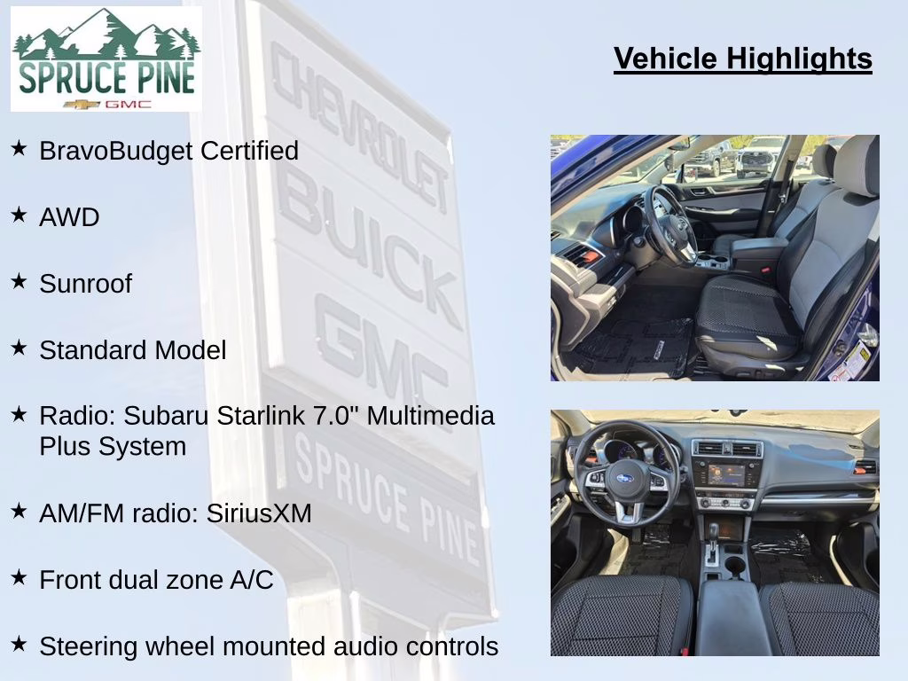 2017 Lapis Blue Pearl Subaru Legacy 2.5i AWD Sedan