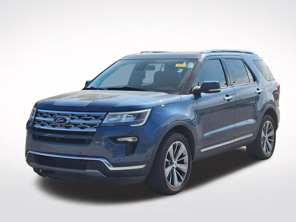 2018 Blue Metallic Ford Explorer Limited 4X4 SUV