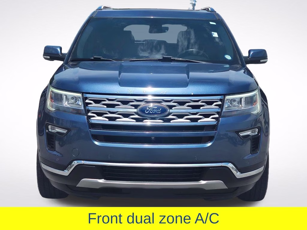 2018 Blue Metallic Ford Explorer Limited 4X4 SUV