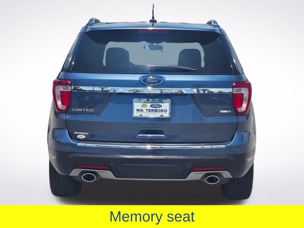 2018 Blue Metallic Ford Explorer Limited 4X4 SUV