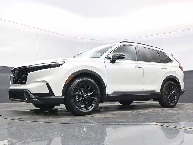 2025 Platinum White Pearl Honda CR-V Hybrid Sport FWD SUV