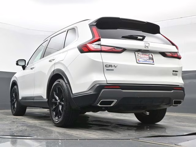 2025 Platinum White Pearl Honda CR-V Hybrid Sport FWD SUV