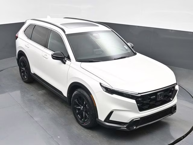 2025 Platinum White Pearl Honda CR-V Hybrid Sport FWD SUV
