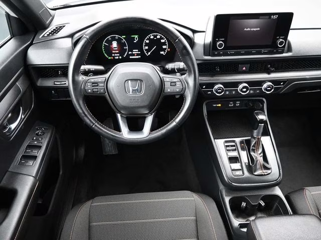 2025 Platinum White Pearl Honda CR-V Hybrid Sport FWD SUV