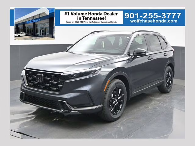 2026 Meteorite Gray Metallic Honda CR-V Hybrid Sport-L AWD SUV
