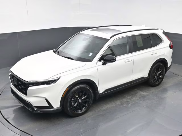 2025 Platinum White Pearl Honda CR-V Hybrid Sport FWD SUV