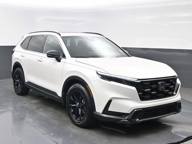 2025 Platinum White Pearl Honda CR-V Hybrid Sport FWD SUV
