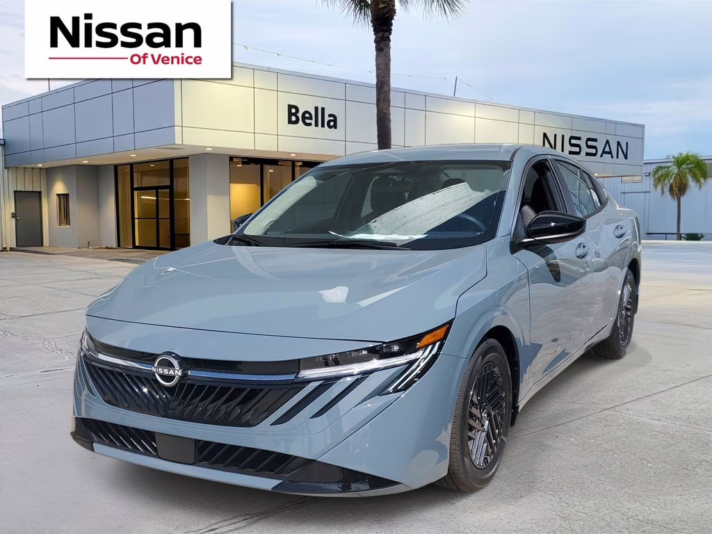 2026 Atlantic Gray Metallic Nissan Sentra SV FWD Sedan