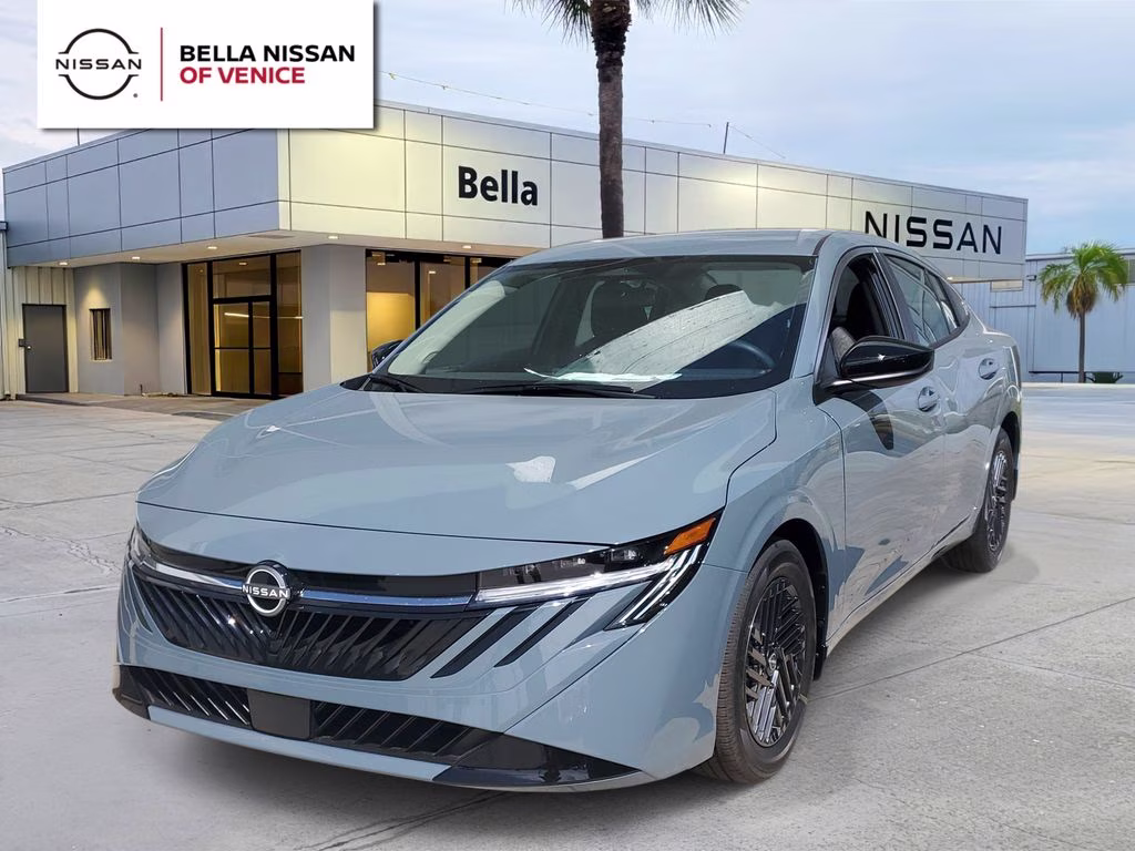 2026 Atlantic Gray Metallic Nissan Sentra SV FWD Sedan