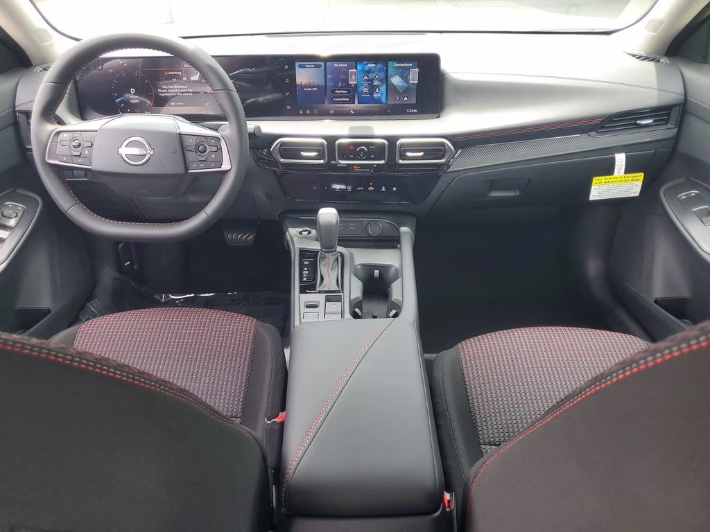 2026 Aspen White/Super Black Nissan Sentra SR FWD Sedan