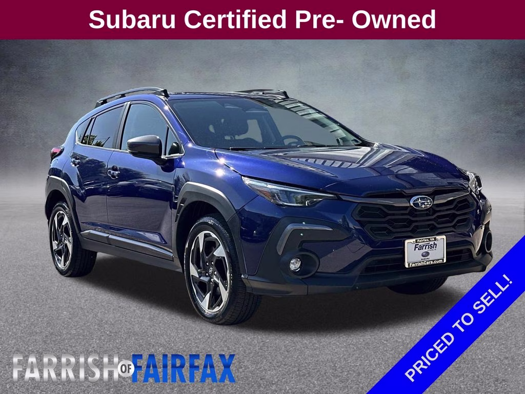2024 Sapphire Blue Pearl Subaru Crosstrek Limited AWD SUV